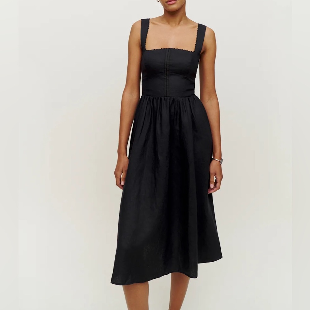 Reformation Tagliatelle Linen Dress